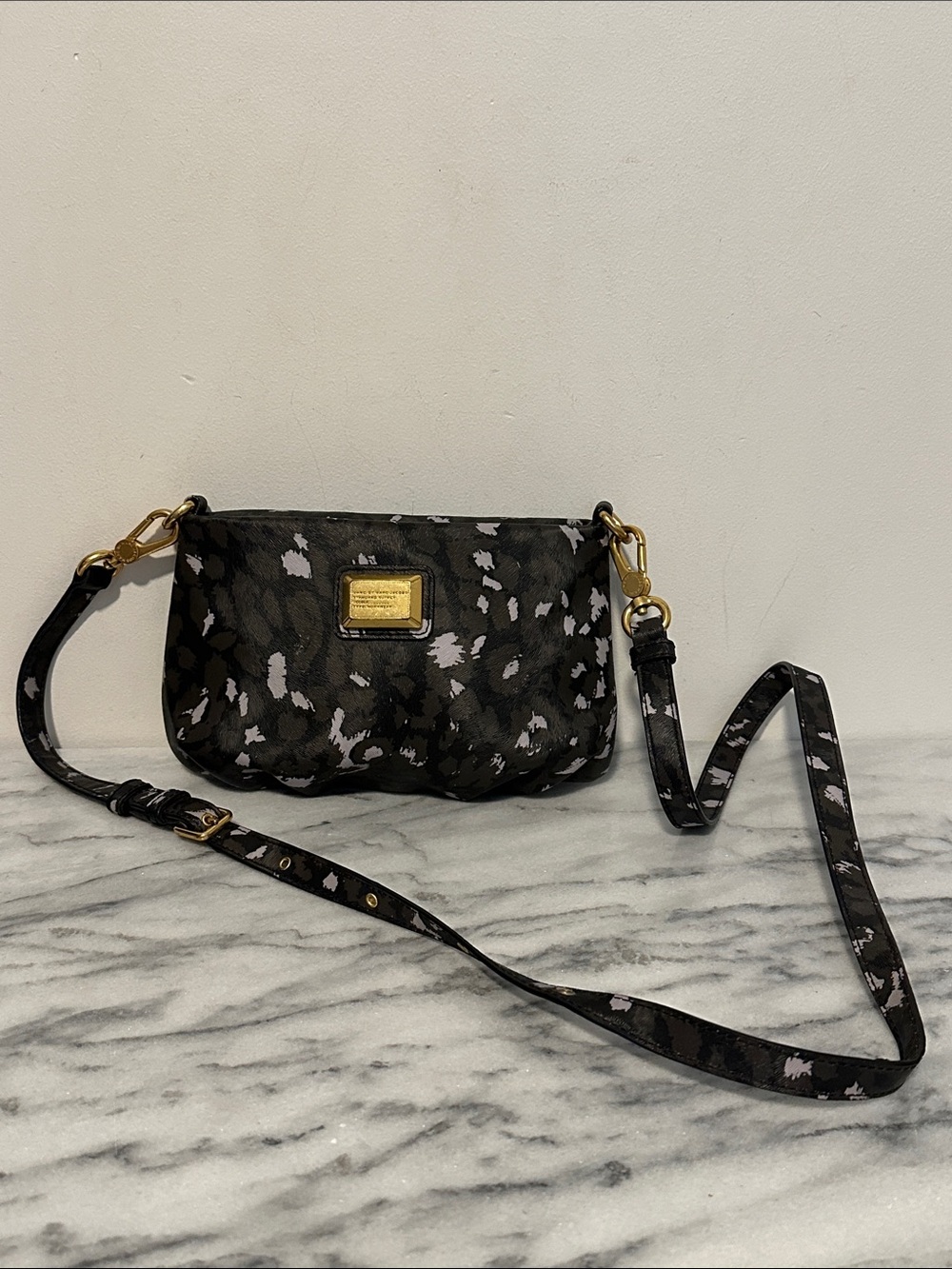 Marc by Marc Jacobs Animal Q Percy Black Multi Crossbody Bag Crossbody  Purse